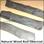 natural wood rod charcoal